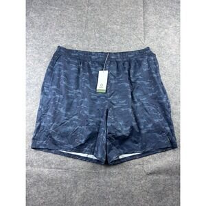 Tasc Performance Recess 8" Run Shorts Lined Navy Camo TM641P-488 Mens Size XXL